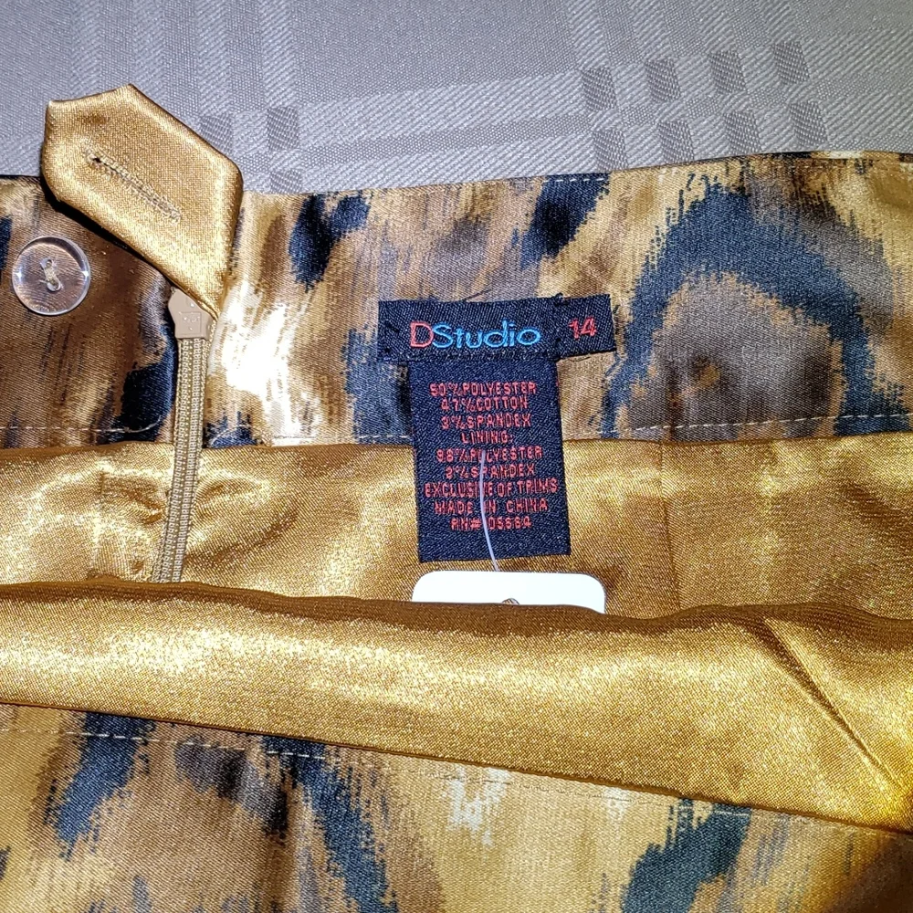 DStudio Leopard Print Pencil Skirt (0322) - Picture 4 of 5